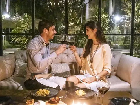 Cena romántica en parole Polanco